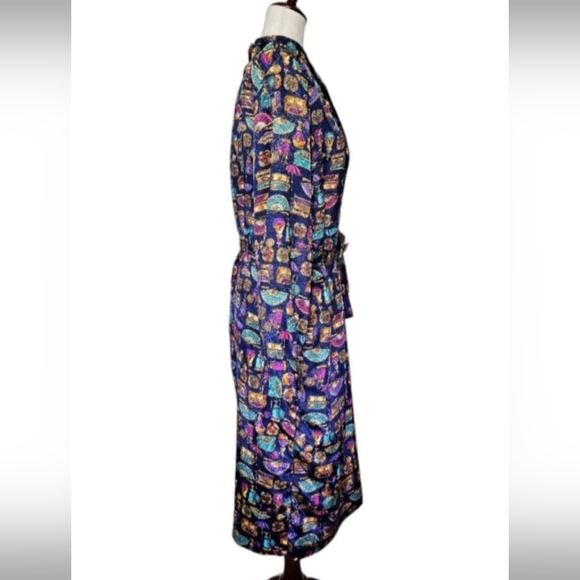 Vintage Petites by Willi Midi Dress Size 16P - Picture 7 of 11